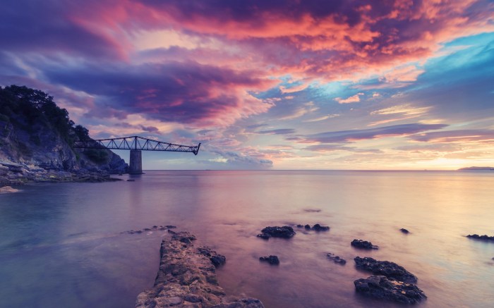 clouds-water-rock-ocean-sky